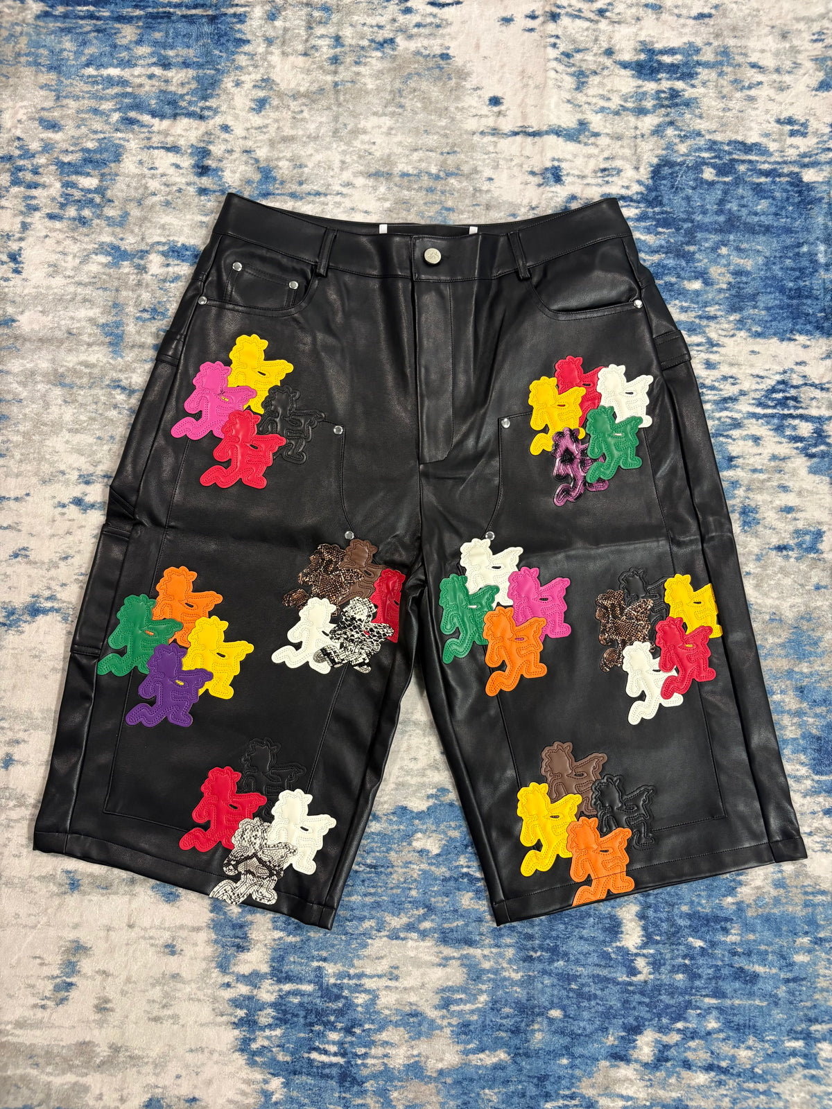 POK Black Splatter Shorts